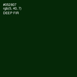 #052807 - Deep Fir Color Image